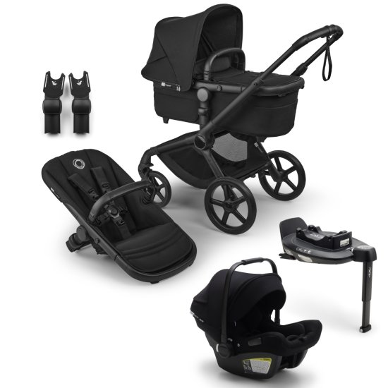 Bugaboo  Fox 5 Renew travel+ BLACK/HERITAGE BLACKHERITAGE BLACK, komplet 4v1