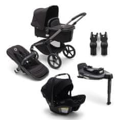Bugaboo  Fox 5 travel+ GRAPHITE/MIDNIGHT BLACKMIDNIGHT BLACK, komplet 4v1