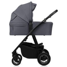 Lionelo Otroški voziček AMBER PLUS 3V1 2025 GREY GRAPHITE