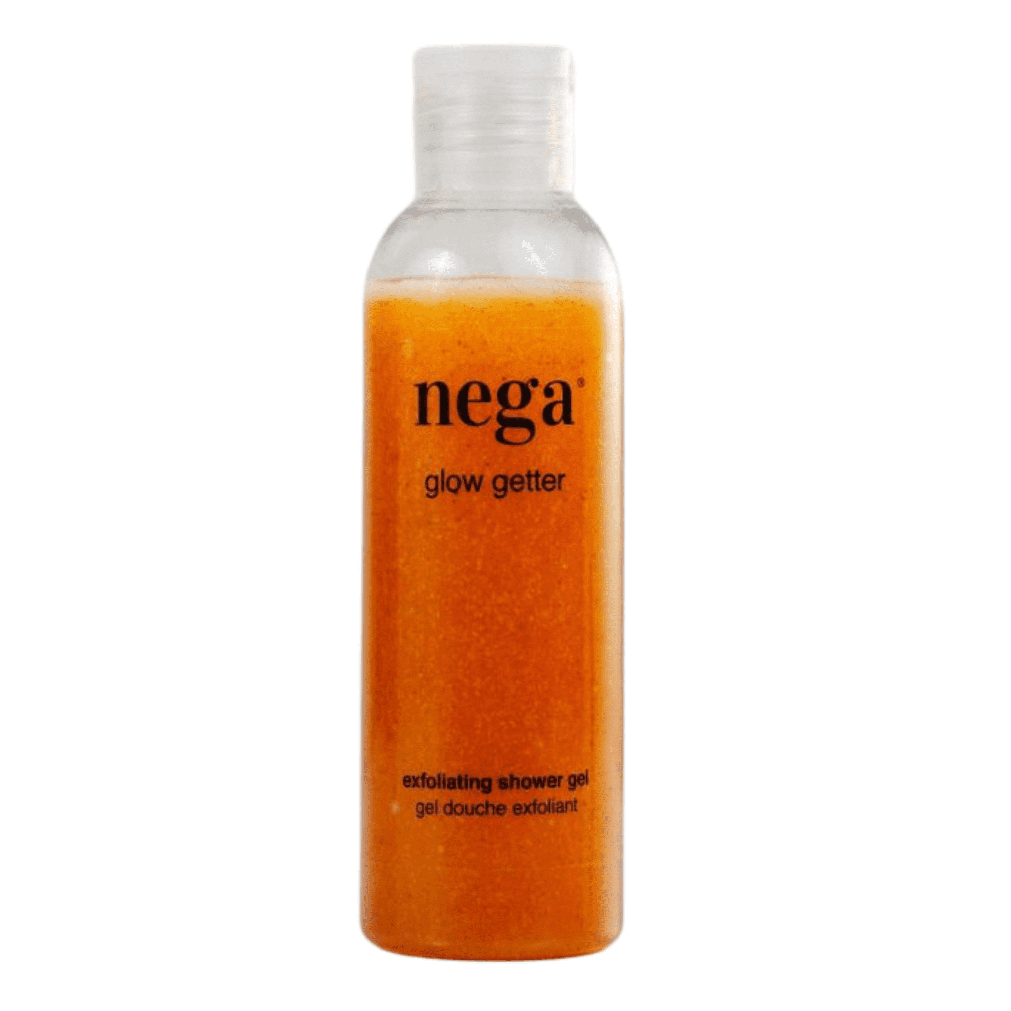Nega Cosmetics 100% naravni piling za telo, naravni gel s pilingom iz orehovih lupin za sijočo in gladko kožo, gel za prhanje primeren za vse tipe kože, veganski, narejen v Sloveniji, 150ml, GlowGetter