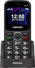 MaxCom MM443 4G telefon, črn