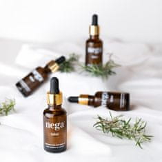 Nega Cosmetics Serum za hitrejšo rast las 30 ml, naravni serum z rožmarinom, poprovo meto in vitaminom E, nega las za krepitev lasnih mešičkov, preprečevanje izpadanja in hitrejšo rast las, Folixir