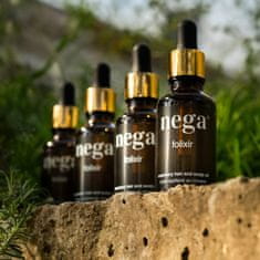 Nega Cosmetics Serum za hitrejšo rast las 30 ml, naravni serum z rožmarinom, poprovo meto in vitaminom E, nega las za krepitev lasnih mešičkov, preprečevanje izpadanja in hitrejšo rast las, Folixir