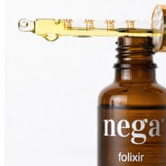 Nega Cosmetics Serum za hitrejšo rast las 30 ml, naravni serum z rožmarinom, poprovo meto in vitaminom E, nega las za krepitev lasnih mešičkov, preprečevanje izpadanja in hitrejšo rast las, Folixir