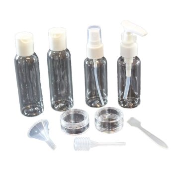 WOWO Kozmetični kovček / organizator - Set kozmetičnih posod - 9 kosov