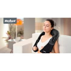 WOWO Masažni aparat za vrat, hrbet in zatilje, Shiatsu, REBEL ACTIVE