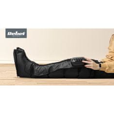 WOWO Masažer za vrat - Naprava za limfno drenažo za eno nogo, 5 komor, brezžična, REBEL ACTIVE