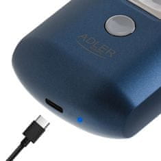 WOWO ADLER potovalni brivnik z 2 glavama in usb