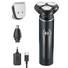WOWO ADLER električni brivnik 3 v 1 - USB + etui