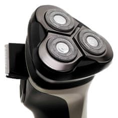 WOWO Adler Električni brivnik s prirezovalnikom brade - LED - USB - IPX7