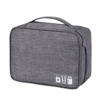 LIVEFY organizator za kable / elektroniko CableSafe, siv