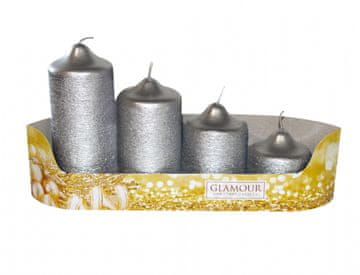 eoshop Adventne sveče GRADED TAURZDA d4,5x5,7,9,11cm 4ks