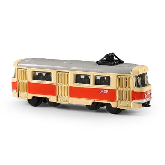 Kovinski češki retro tramvaj mini 8,5 cm