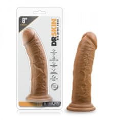 Dr. Skin Dildo Dr. Skin, 20 cm, svetlo rjav