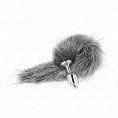 KINK ANALNI ČEP Kink With Tail Grey (S)
