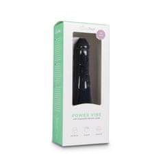 Easytoys Realističen silikonski vibrator - črn
