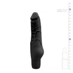 Easytoys Realističen silikonski vibrator - črn