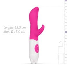 Easytoys Silikonski vibrator G-točke - roza