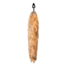 Easytoys Analni čep Fox Tail No. 1 srebrn