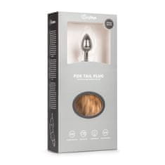 Easytoys Analni čep Fox Tail No. 1 srebrn