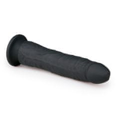 Easytoys Dildo s prisesalno kapico, črn