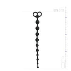 Easytoys Dolge analne kroglice, črne
