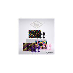 Feelztoys Trodelni set analnih čepov FeelzToys - Bibi, črn