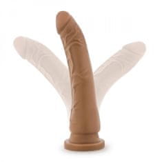 Dr. Skin Dildo Dr. Skin, 22 cm, svetlo rjav