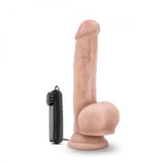 Dr. Skin Vibracijski dildo Dr. Skin - Dr. Jay, 22 cm, kožni
