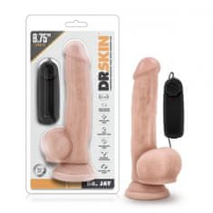 Dr. Skin Vibracijski dildo Dr. Skin - Dr. Jay, 22 cm, kožni