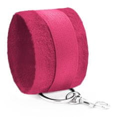 Crushious Lisice za zapestja Crushious - Tough Love, s 40cm verigo, roza