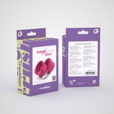 Crushious Lisice za zapestja Crushious - Tough Love, s 40cm verigo, roza