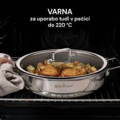 Rosmarino HexaPro steklena pokrovka, 28 cm