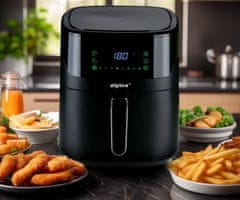 Alpina XXL cvrtnik na vroč zrak, 6 L, 1600 W, digitalni