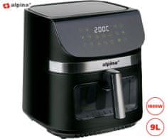 XXL cvrtnik na vroč zrak, 9 L, 1800 W