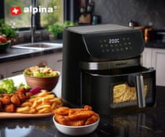 Alpina XXL cvrtnik na vroč zrak, 9 L, 1800 W