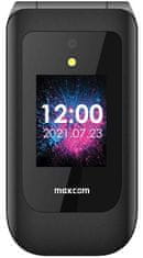 MaxCom MM827 4G telefon, črn