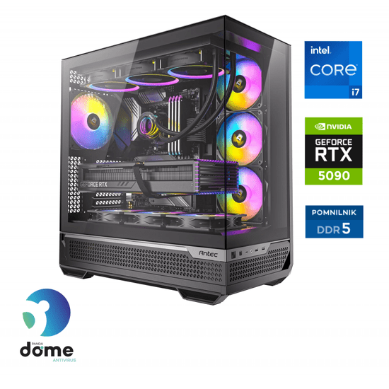 Anni Gamer Elite namizni računalnik, Ultra 7 265K, 64GB, SSD2TB, RTX5090, DOS (ATPII-G8-1174)