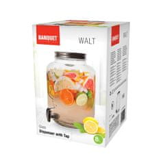 Banquet Steklenica 8000ml s pipo, kovinski pokrovček