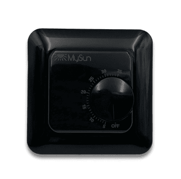 MySun TERMOSTAT MySun ANALOG PRO črn