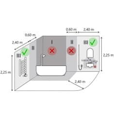 HeatQ Električni WiFi grelec B-1000W za kopalniške radiatorje, bel