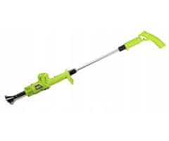 Kinzo Garden 3v1 električni gorilnik za uničevanje plevela, 2000W, 550l/min, do 360°C, 100cm kabel, zelen