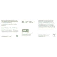 CBD VITAL Hemp kapsule za lažji spanec