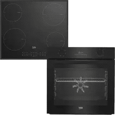 Beko Vgradni set pečica + indukcijska plošča BBSE17300B