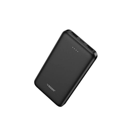VEGER A10 PowerBank 10000 mAh, črn