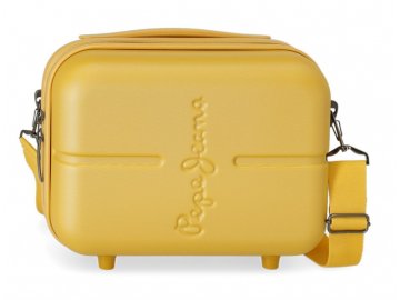 Joummabags PEPE JEANS Highlight Ochre, Potovalni kozmetični kovček, 21x29x15cm, 7683923