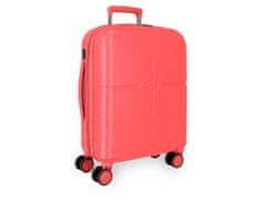 Jada Toys PEPE JEANS Highlight Coral, ABS Potovalni kovček, 55x40x20cm, 37L, 768862D (majhen iztek)