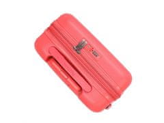 Jada Toys PEPE JEANS Highlight Coral, ABS Potovalni kovček, 55x40x20cm, 37L, 768862D (majhen iztek)