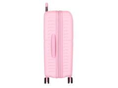 Jada Toys PEPE JEANS Highlight Light Pink, luksuzni potovalni kovček iz ABS 70cm/55cm, 768952C