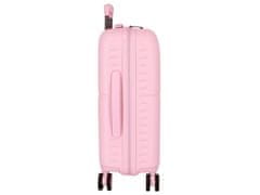 Jada Toys PEPE JEANS Highlight Light Pink, ABS Potovalni kovček, 55x40x20cm, 37L, 768912C (majhen)
